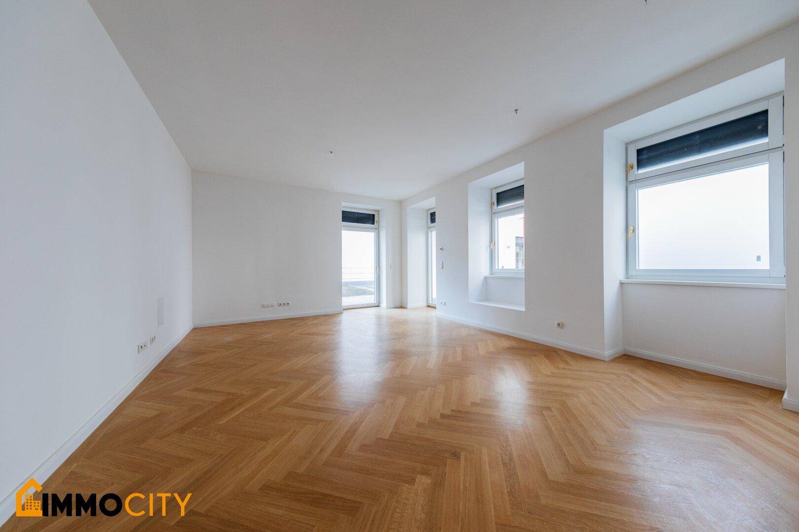 Hochexklusive 2-Zimmerwohnung mit sonnigem Eigengarten + Weinkeller nähe Mariahilfer Straße! - Ansicht 5