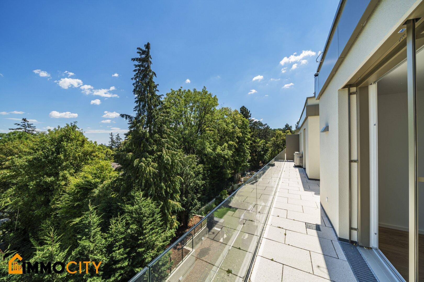 Ihre neue Dach-Traumwohnung, Wohnen im Grünen: XXL-Dachterrasse mit Panoramablick und 3 Stellplätzen im 13. Bezirk - Widok 4