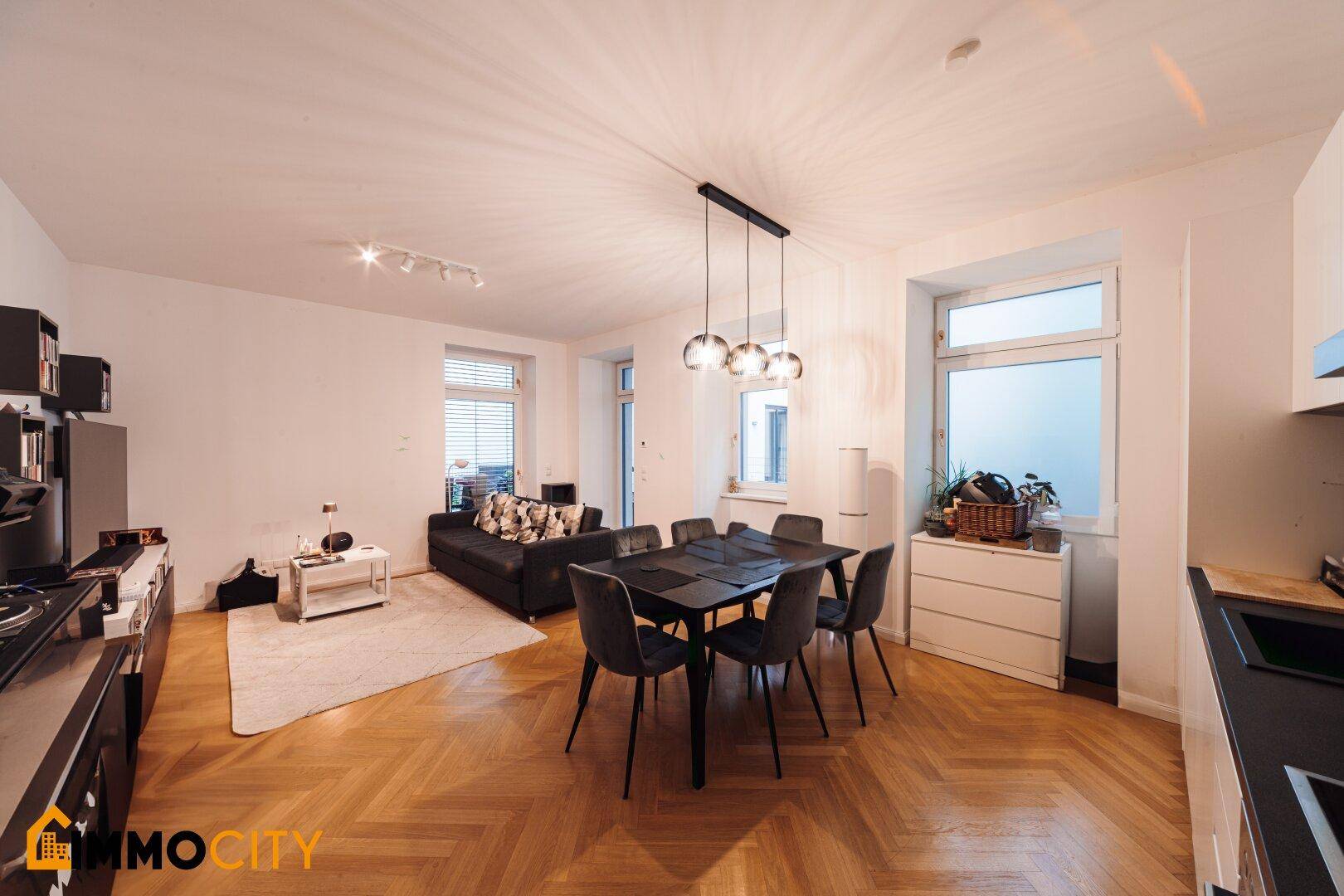 Hochexklusive 2-Zimmerwohnung mit sonnigem Eigengarten + Weinkeller nähe Mariahilfer Straße! - Ansicht 6