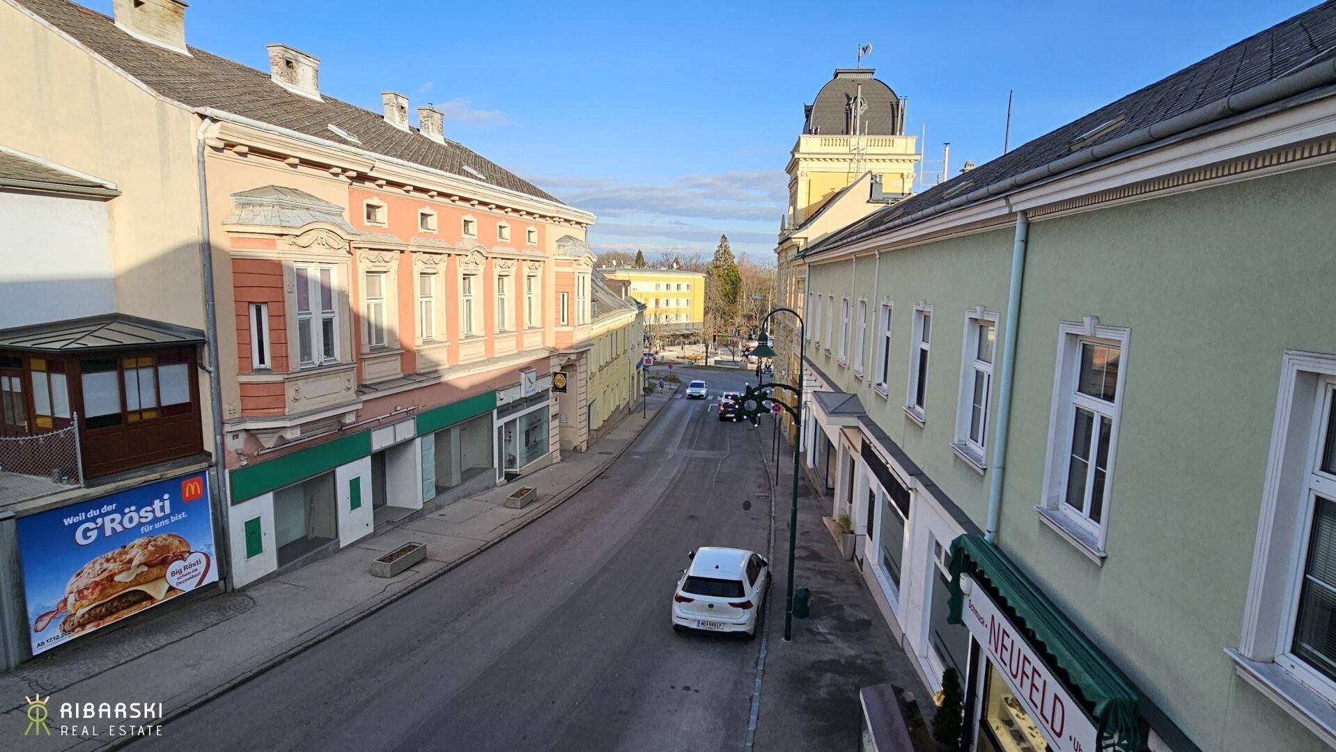 Ausblick Balkon