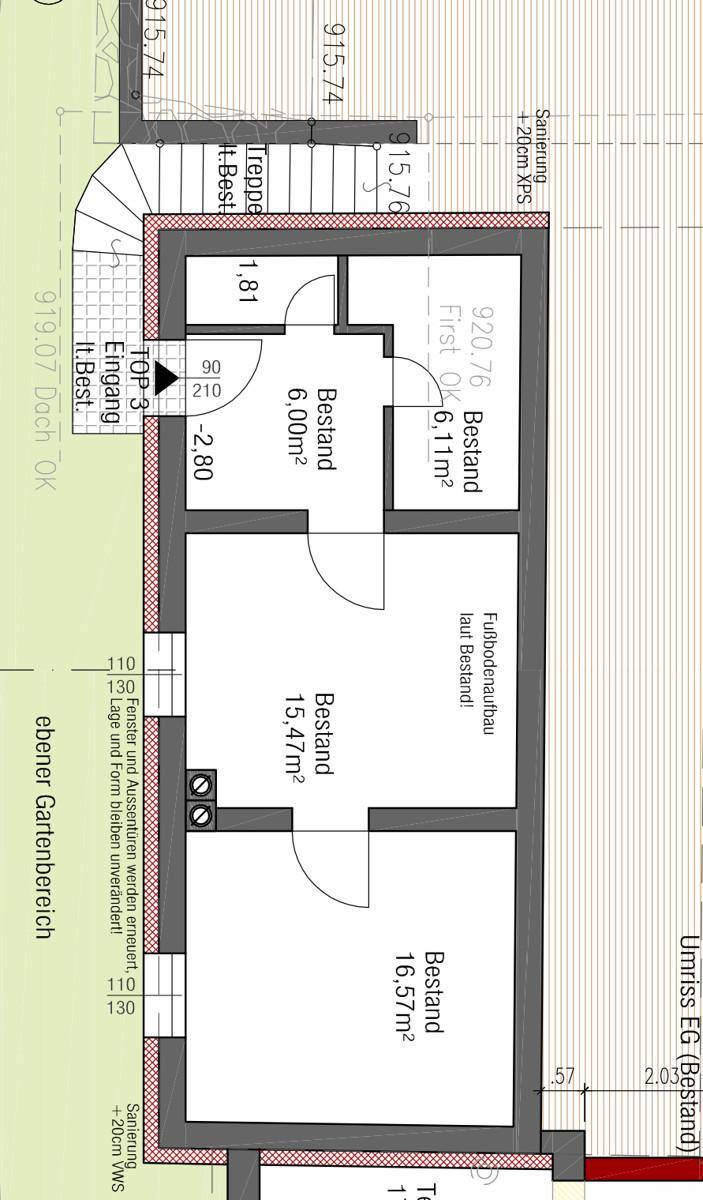 Grundrissplan Wohnung