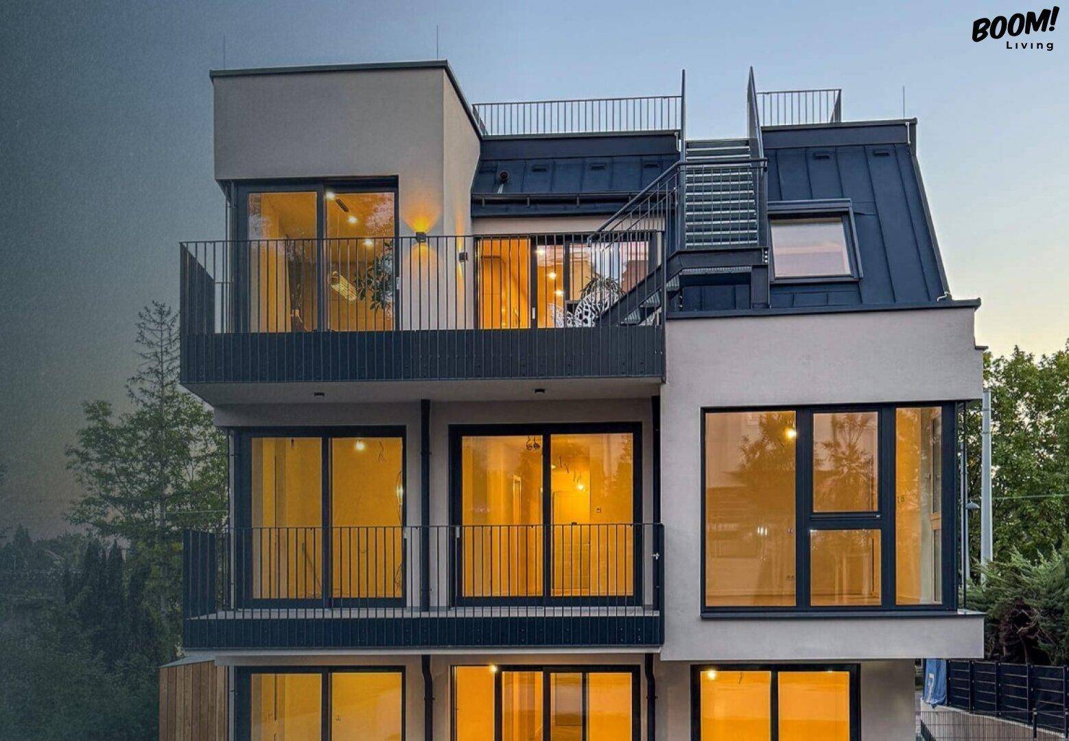 Drei außergewöhnliche Luxusresidenzen 1130 Wien – Hietzing | Private Gartenresidenz mit Pool | Penthouse mit exklusivem Dachgarten, Pool &amp; Whirlpool | Luxus in Perfektion - Widok 4