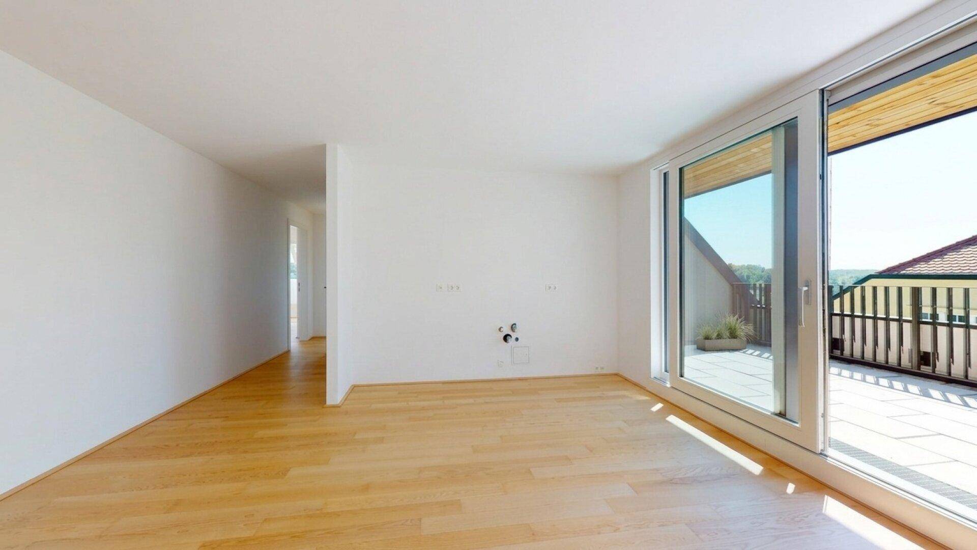 Am Renninger 10 – Großzügiges Dachgeschoss-Erstbezug mit zwei Terrassen und Weitblick über die Dächer Klosterneuburgs - Ansicht 4