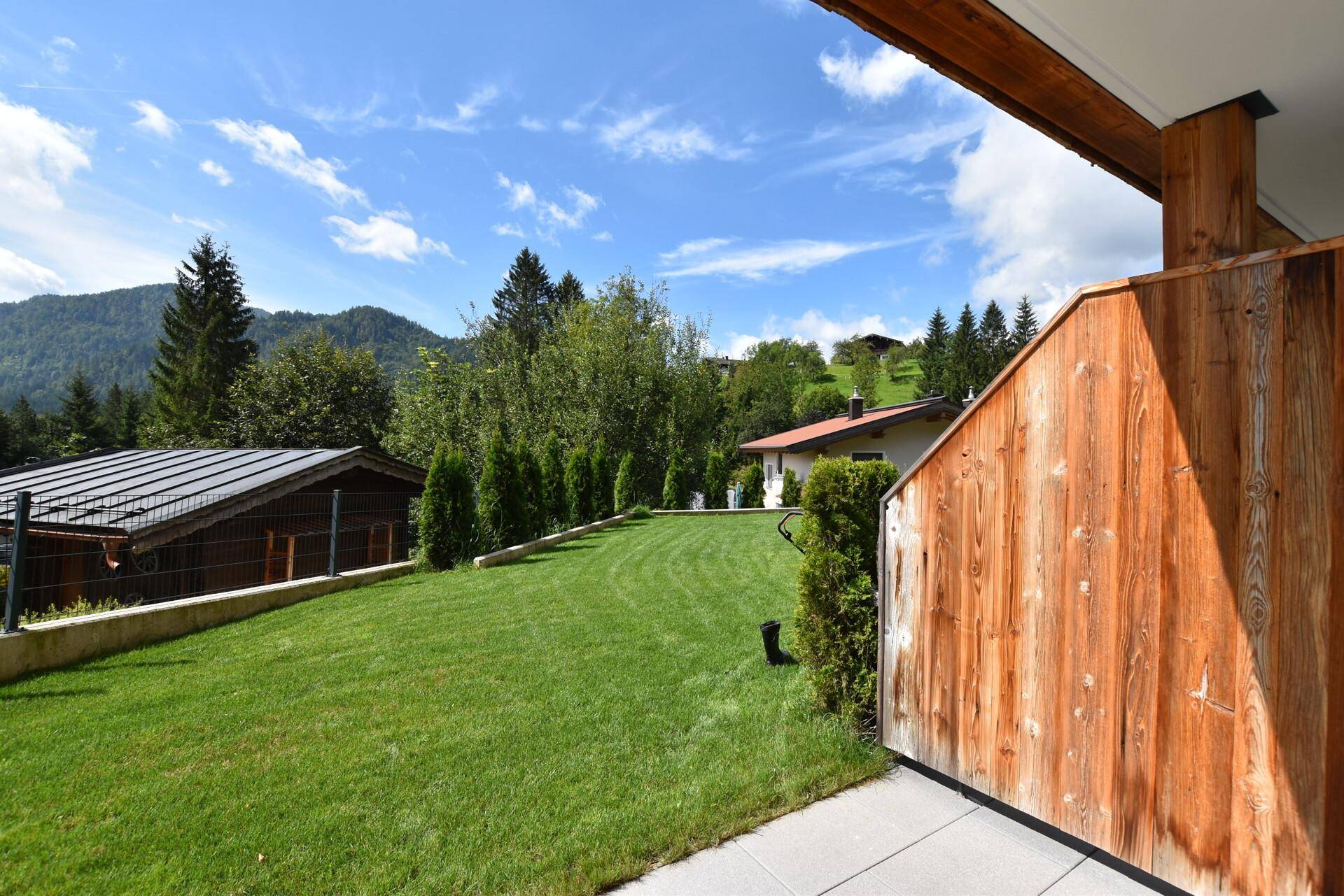 Garten und Aussicht