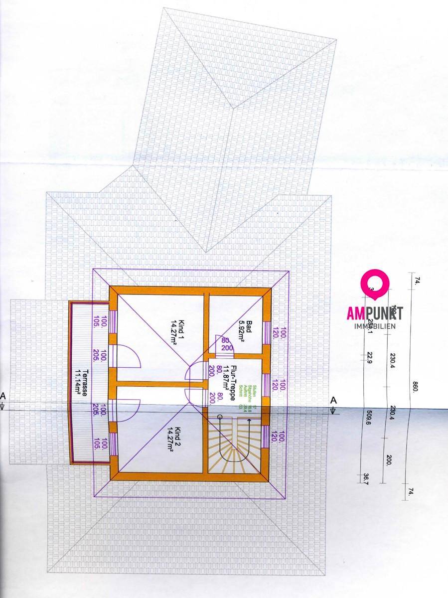 Grundriss Obergeschoss