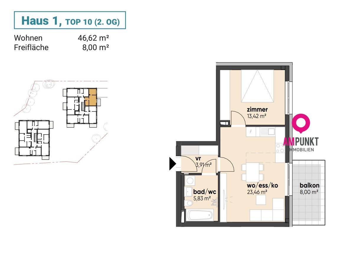Grundriss Haus 1 Top 10