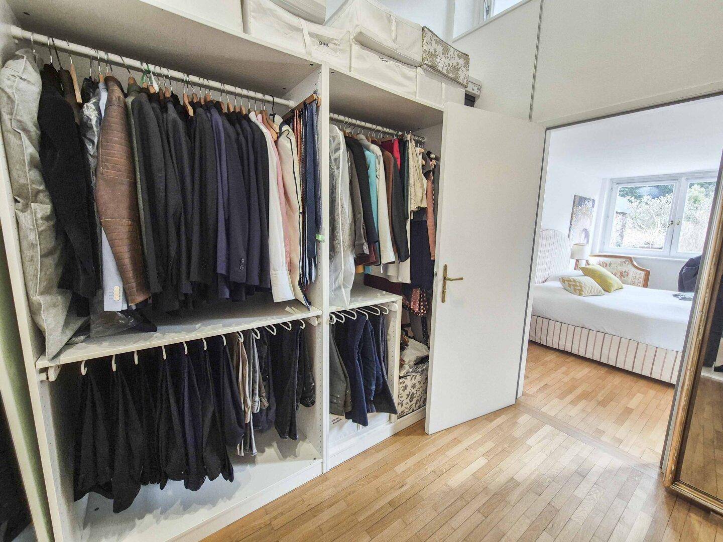 Begehbare Garderobe
