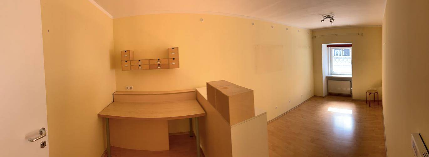 3-Zimmer Büro mit Einbauküche und Gäste-WC + Garten - Ansicht 2