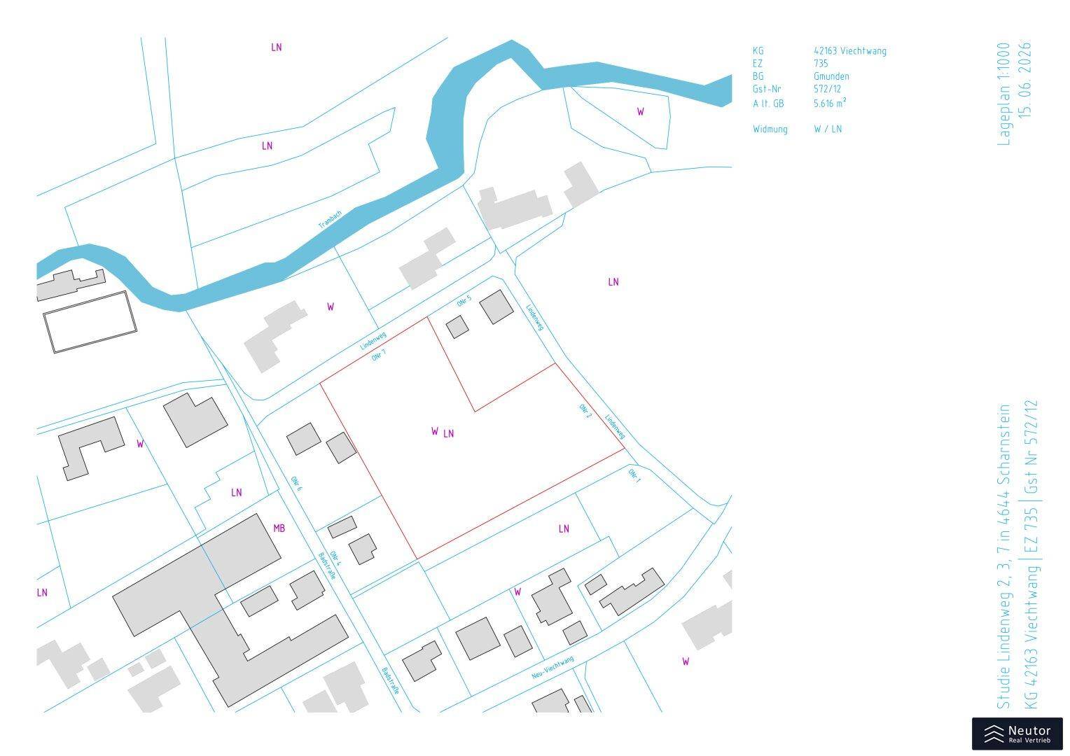 Baugrundstück mit 5.616 m² Entwicklungspotenzial in Viechtwang | Projekt für Doppelhäuser möglich - Mehr