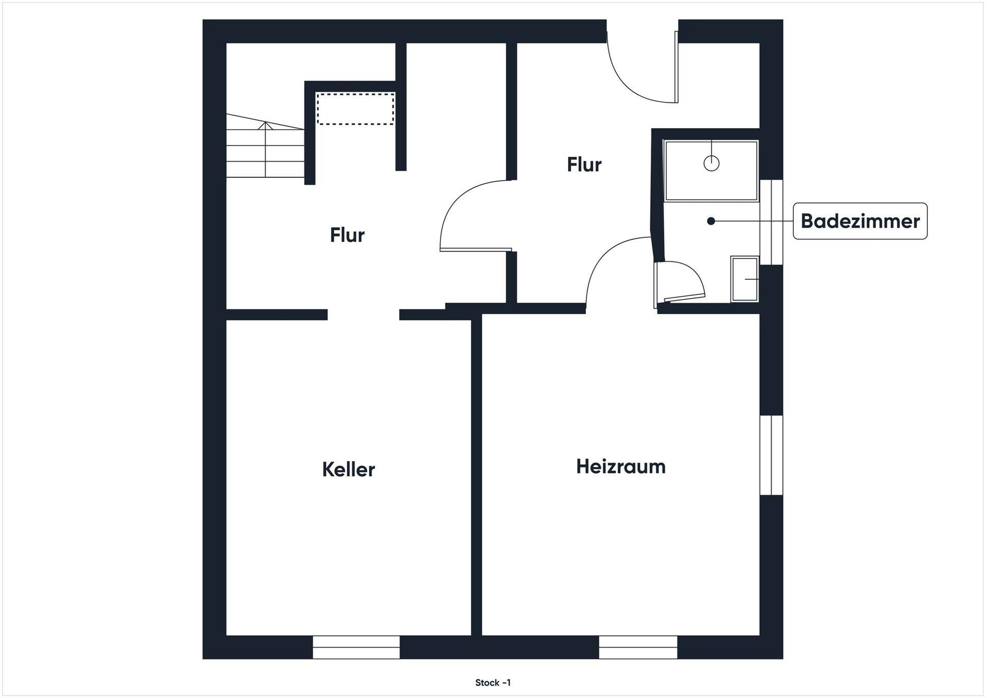 Grundriss ohne Maßstab_Keller