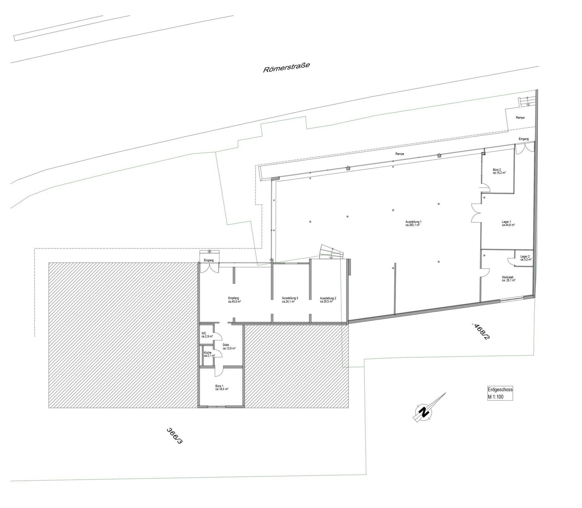 Grundriss ohne Maßstab