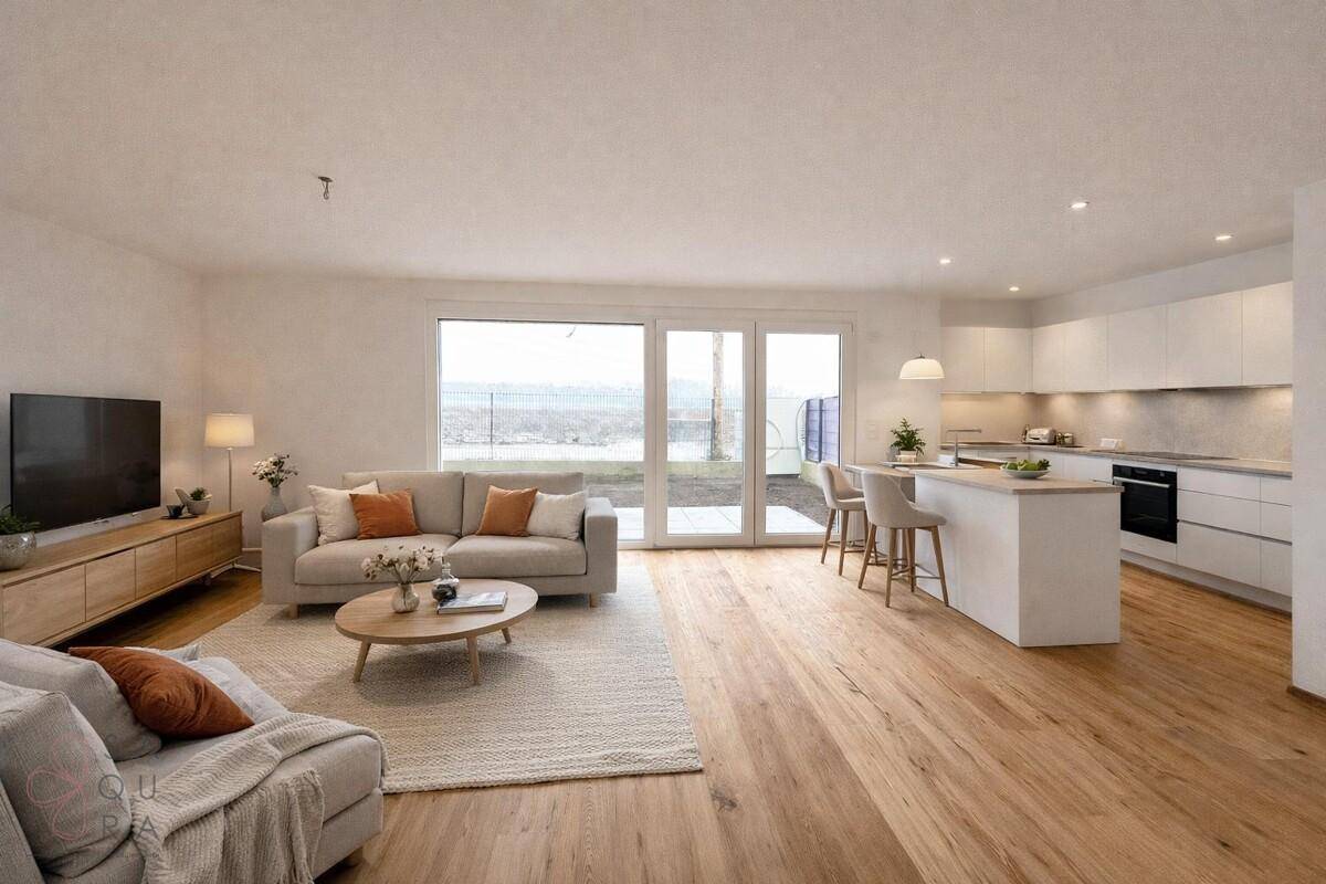 Modernes Neubau-Doppelhaus in Ziegelmassivbauweise - Ansicht 2