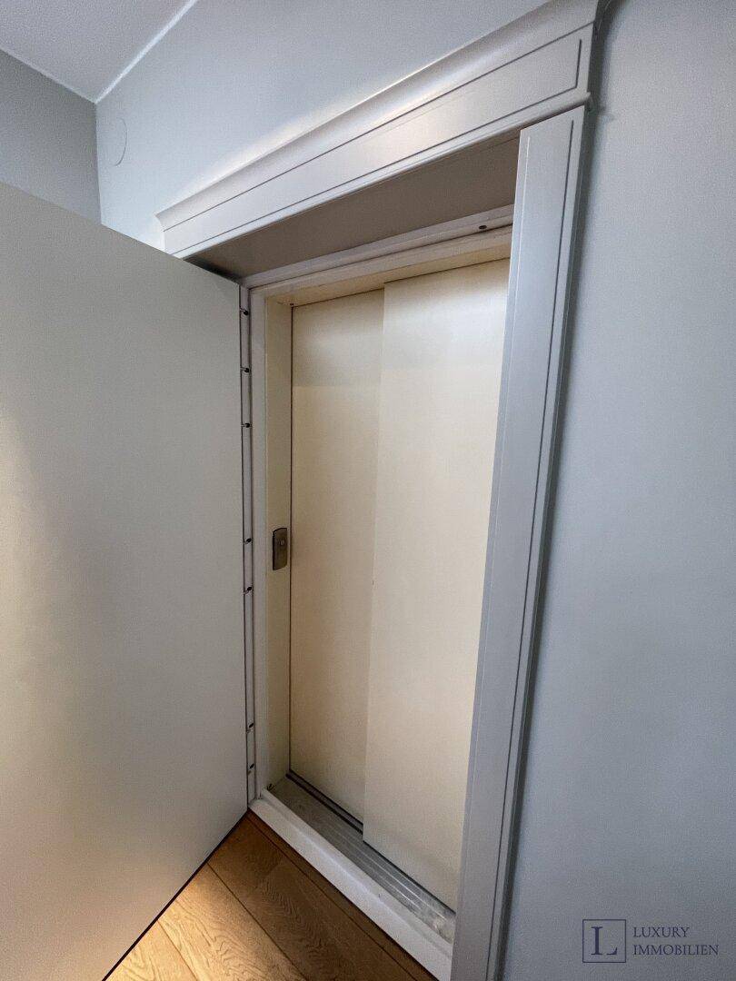 Elevator into the apartment from Garage