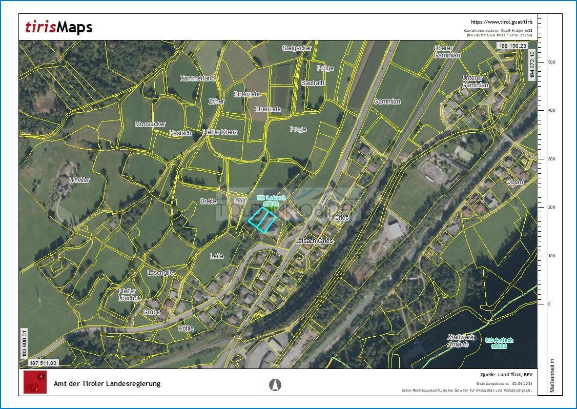 Lageplan-Umgebung