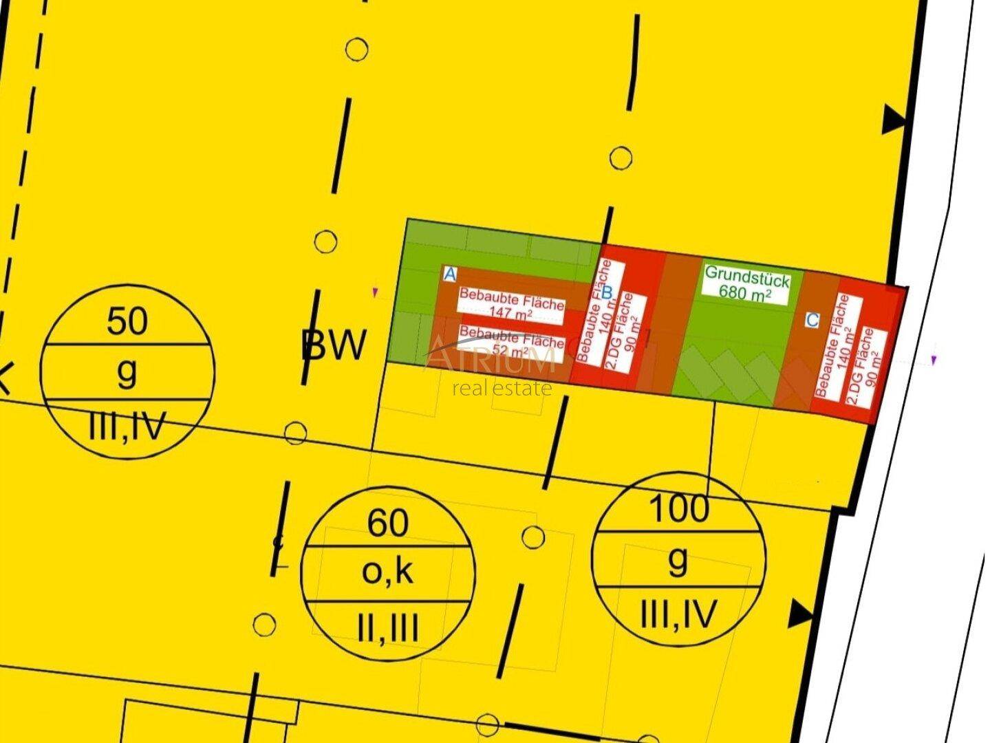 Grundstück für mehrgeschossigen Wohnbau – zentrale Lage Hollabrunn | ca. 1.170m² Wohn-/Nutzfläche - Ansicht 3