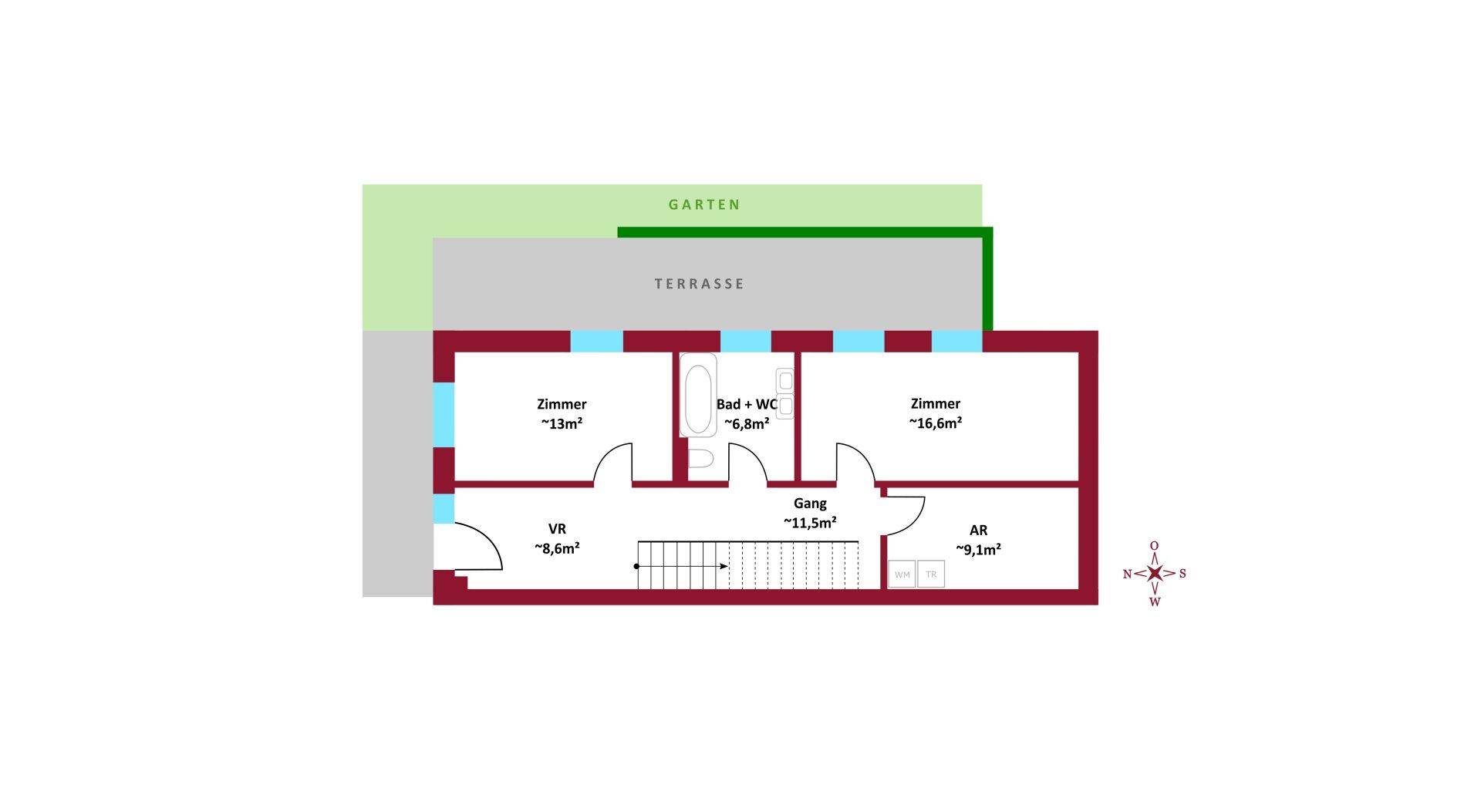 Haus 4 Gartengeschoss