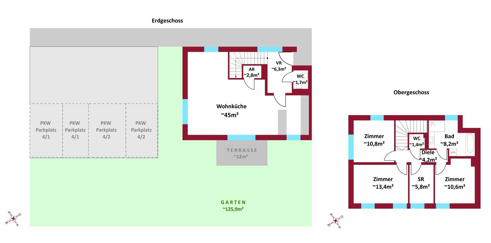 4-Zimmer-Variante