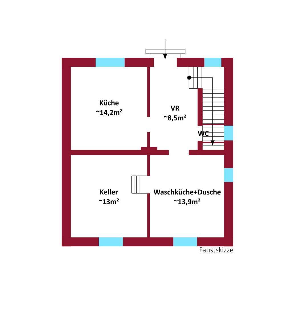 Sanierungsbedürftiges Einfamilienhaus auf ca. 530 m² | Eigengrund mit viel Potenzial - Ansicht 5