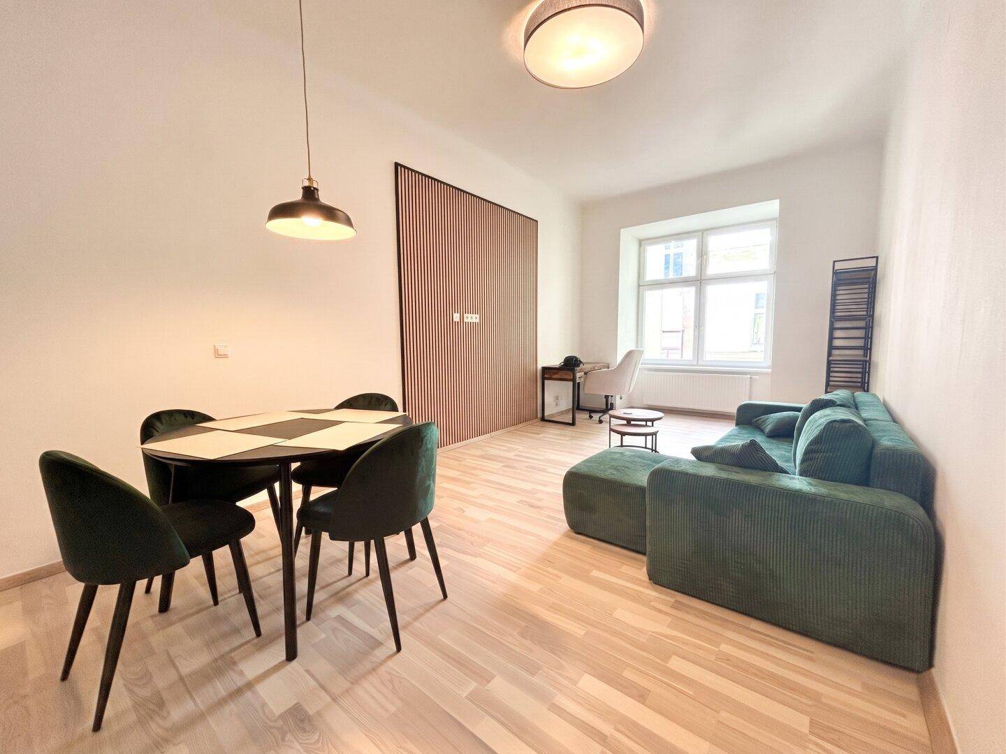 Möbliert + saniert I Pendler, Expats, Projektarbeiter! I U1 und 13A direkt vorm Haus - Hofruhelage - Top-Infrastruktur - Hauptbahnhof – pohled 2