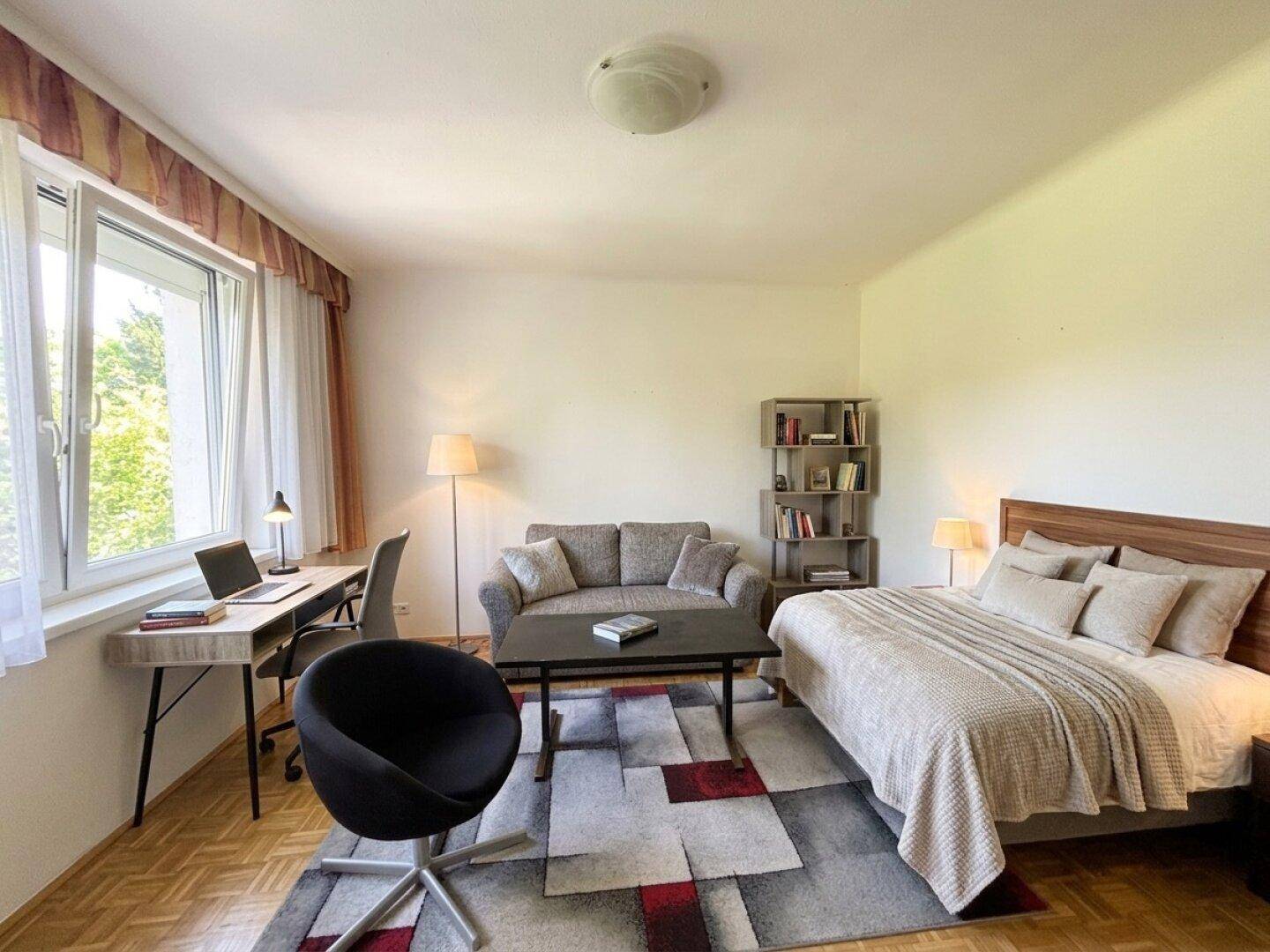 Visualisierung Wohn/Schlafzimmer