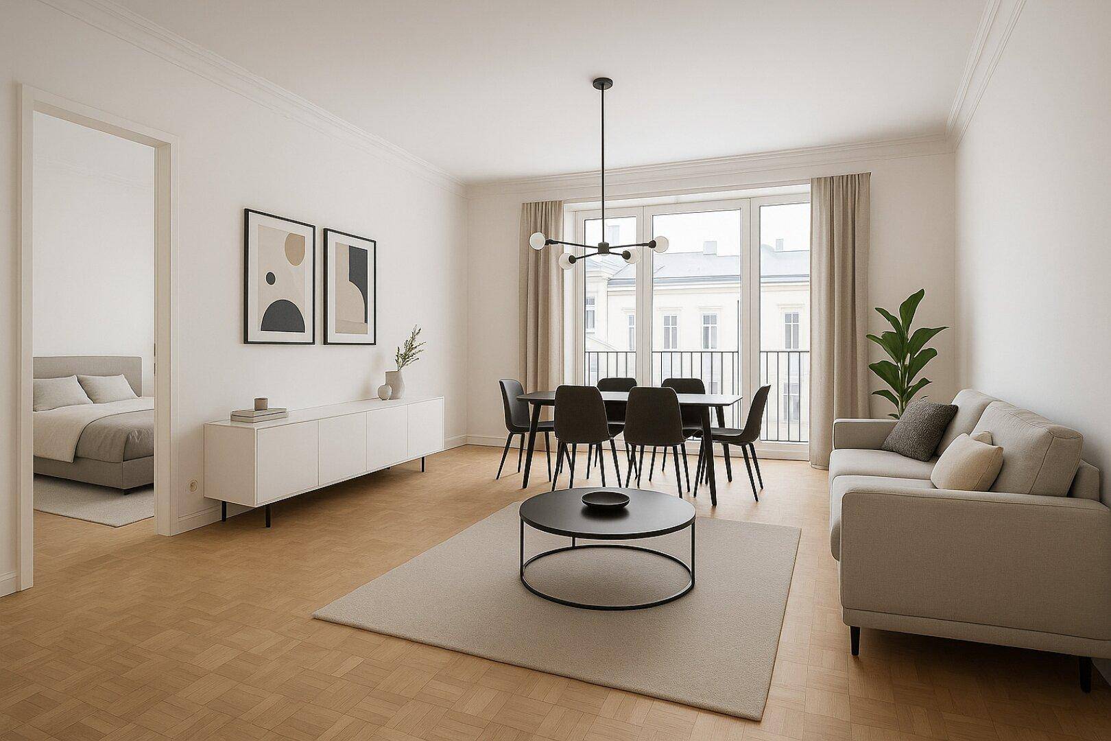 AI Homestaging - Beispiel Renovierung