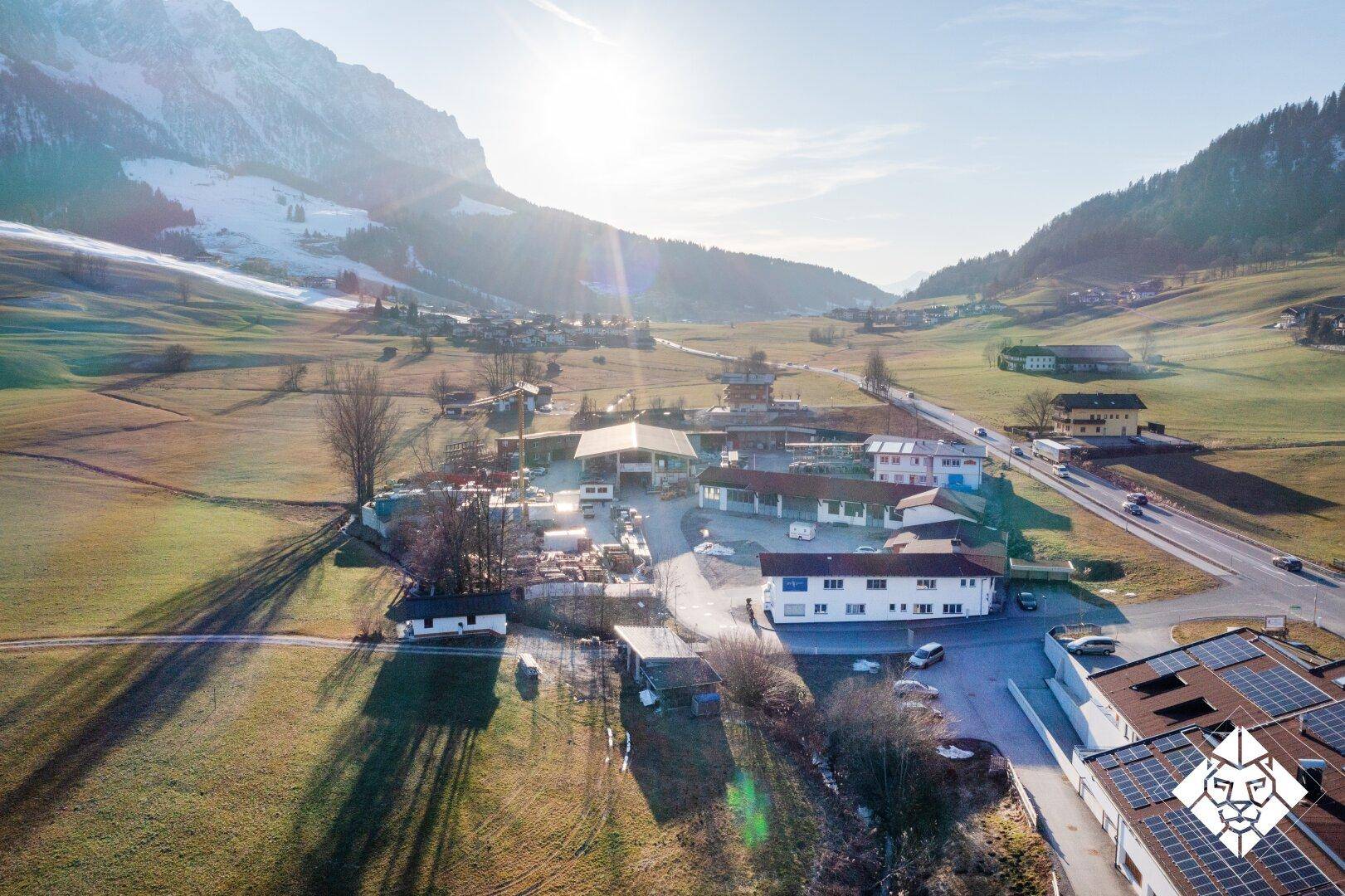 In der Errichtung befindliche Gewerbehallen in Walchsee zu vermieten. - Ansicht 5