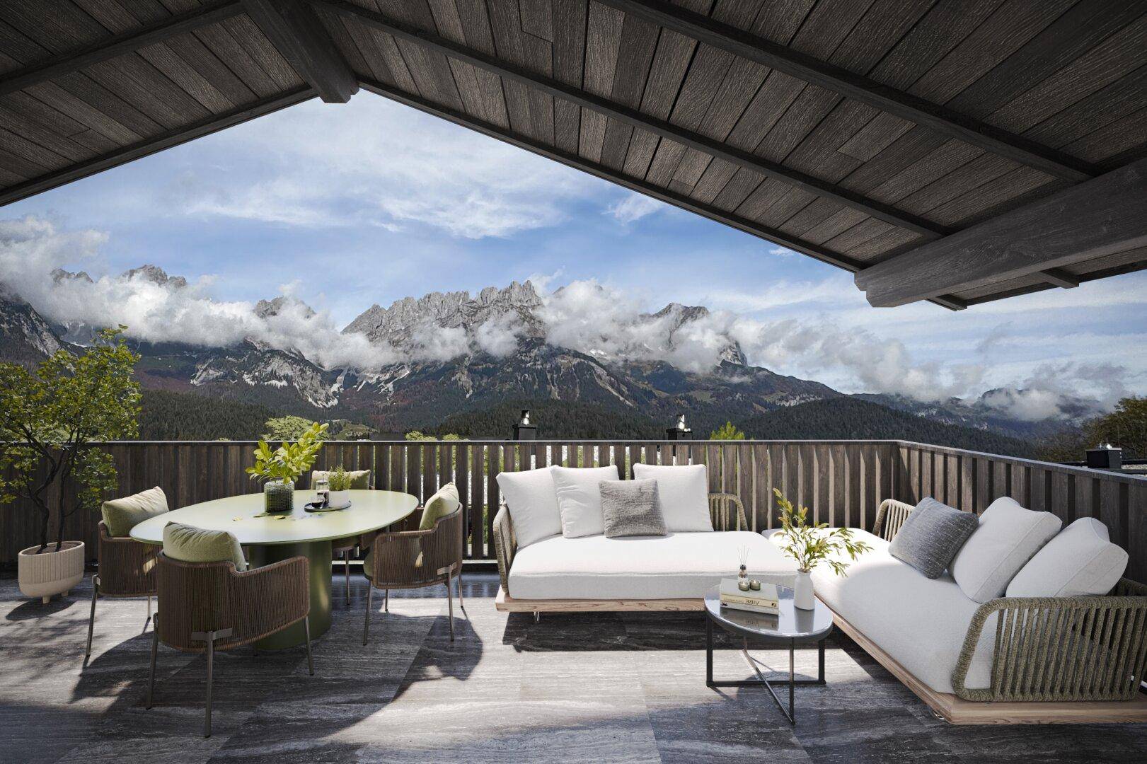Exklusive Premium-Chalets mit Blick auf den Kaiser in Going - Tourismus Widmung - Ansicht 5