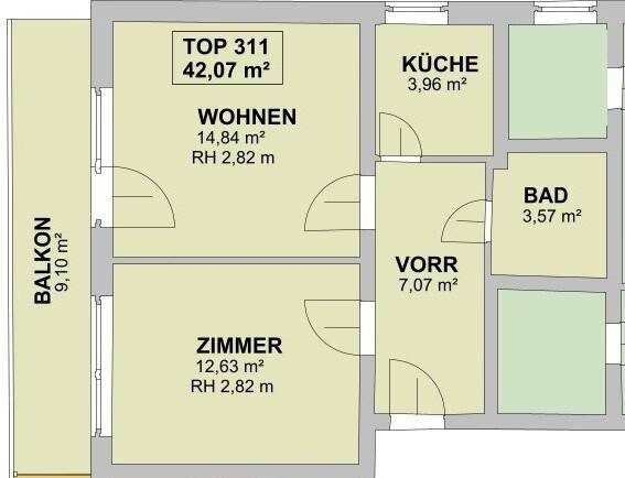 Grundriss Wohnung