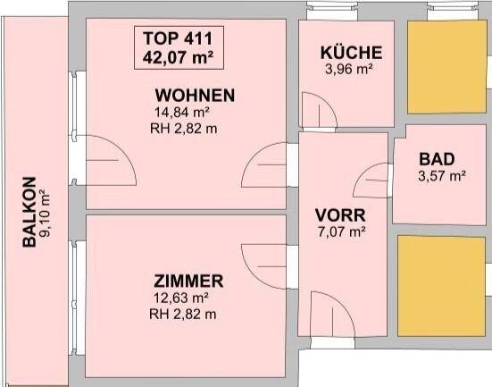 Grundriss Wohnung