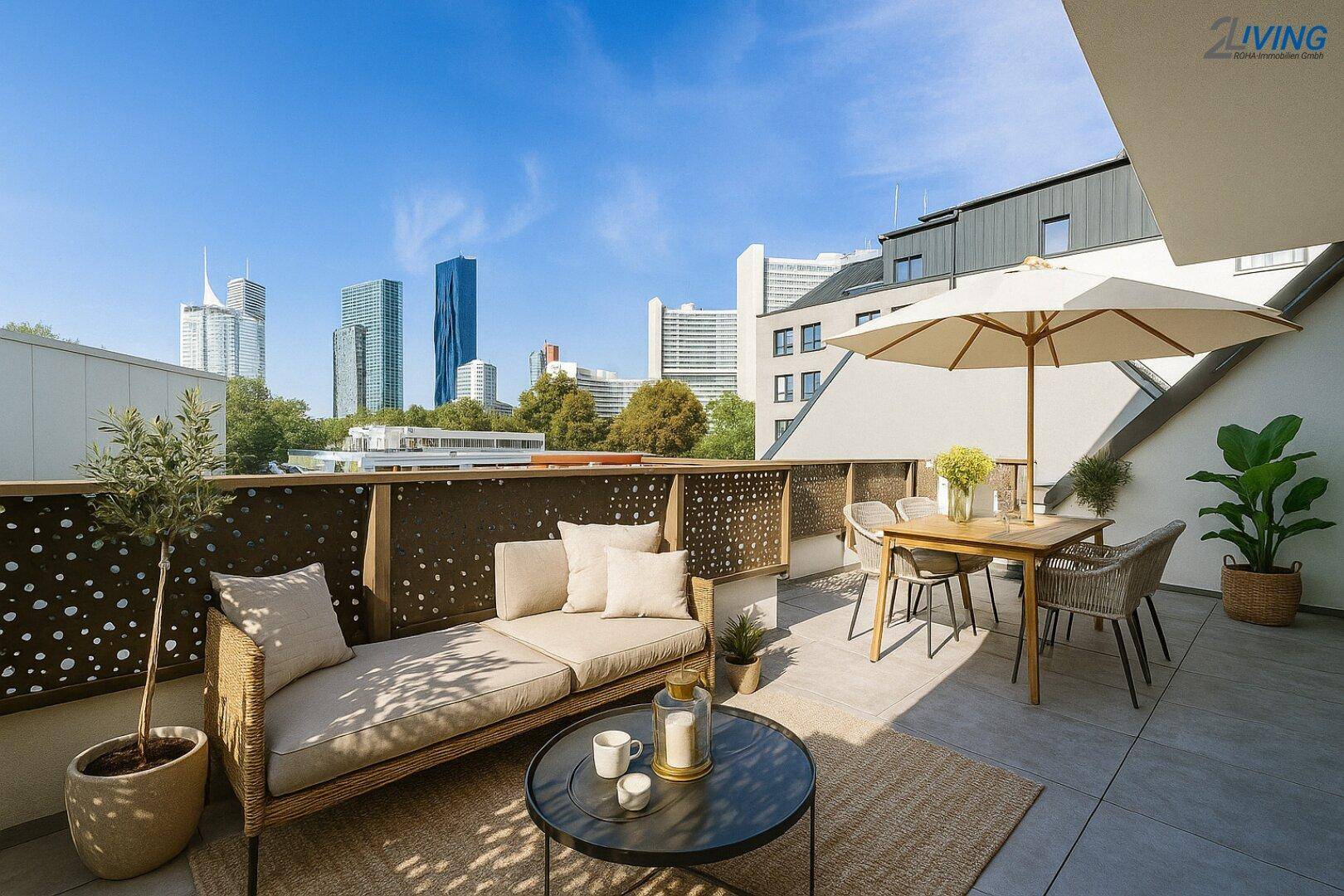 Visualisierung Balkon eingerichtet Top 10