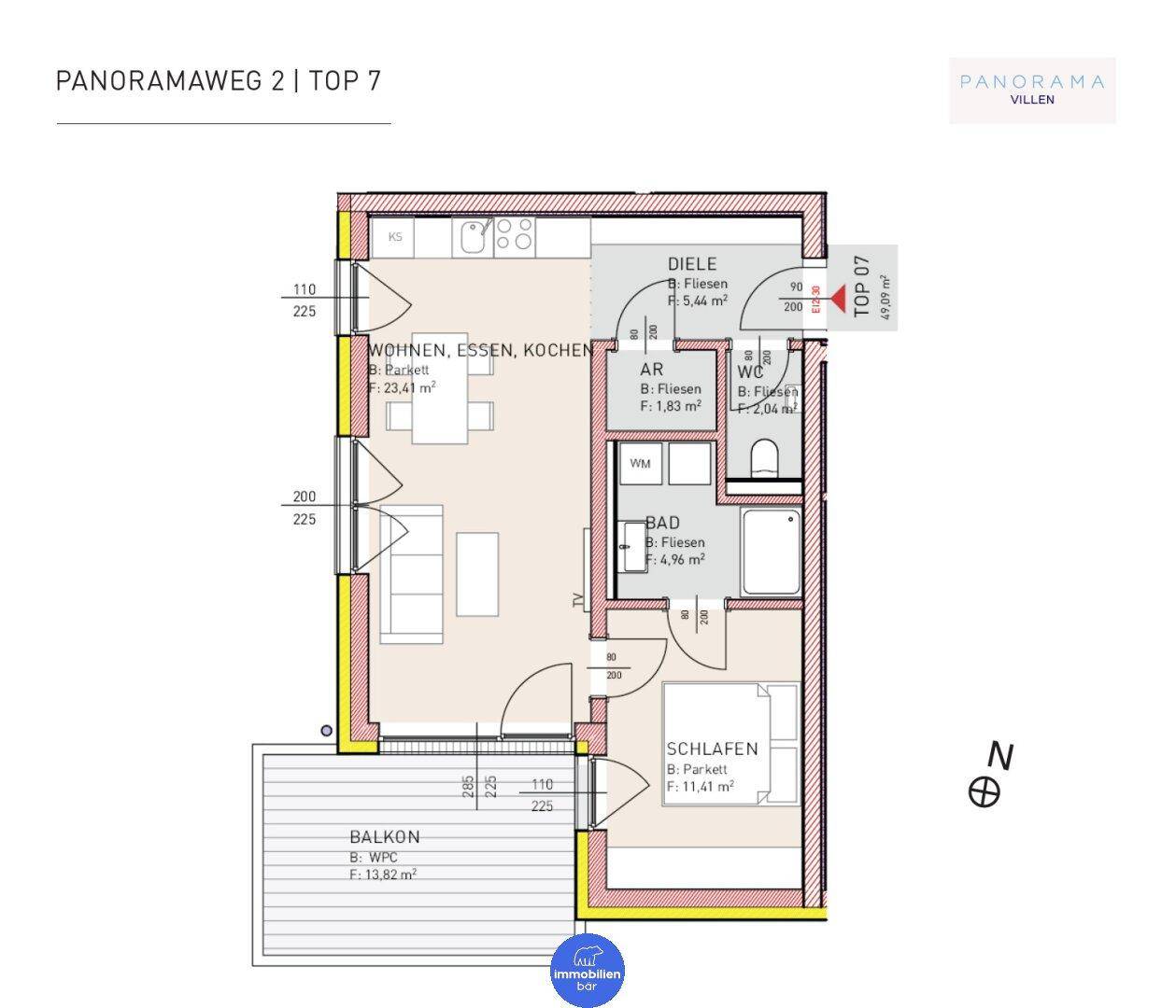 Grundriss H2 Top 7