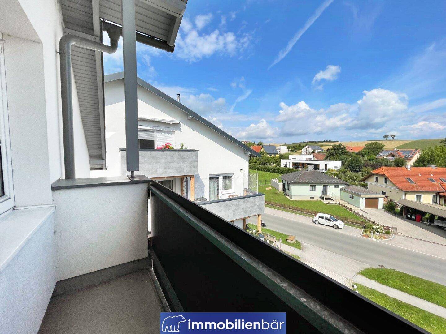 Ausblick Balkon