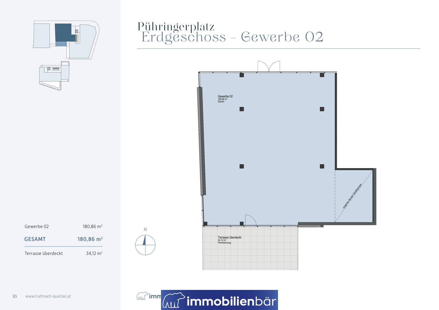 Grundrissplan Gewerbe 2