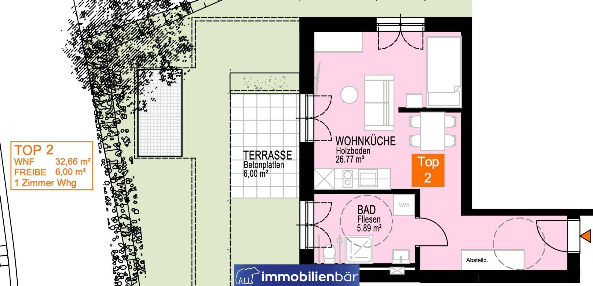Kompakte Wohnung mit Terrasse | Optimal für Eigennutzung &amp; Anlage - Mehr