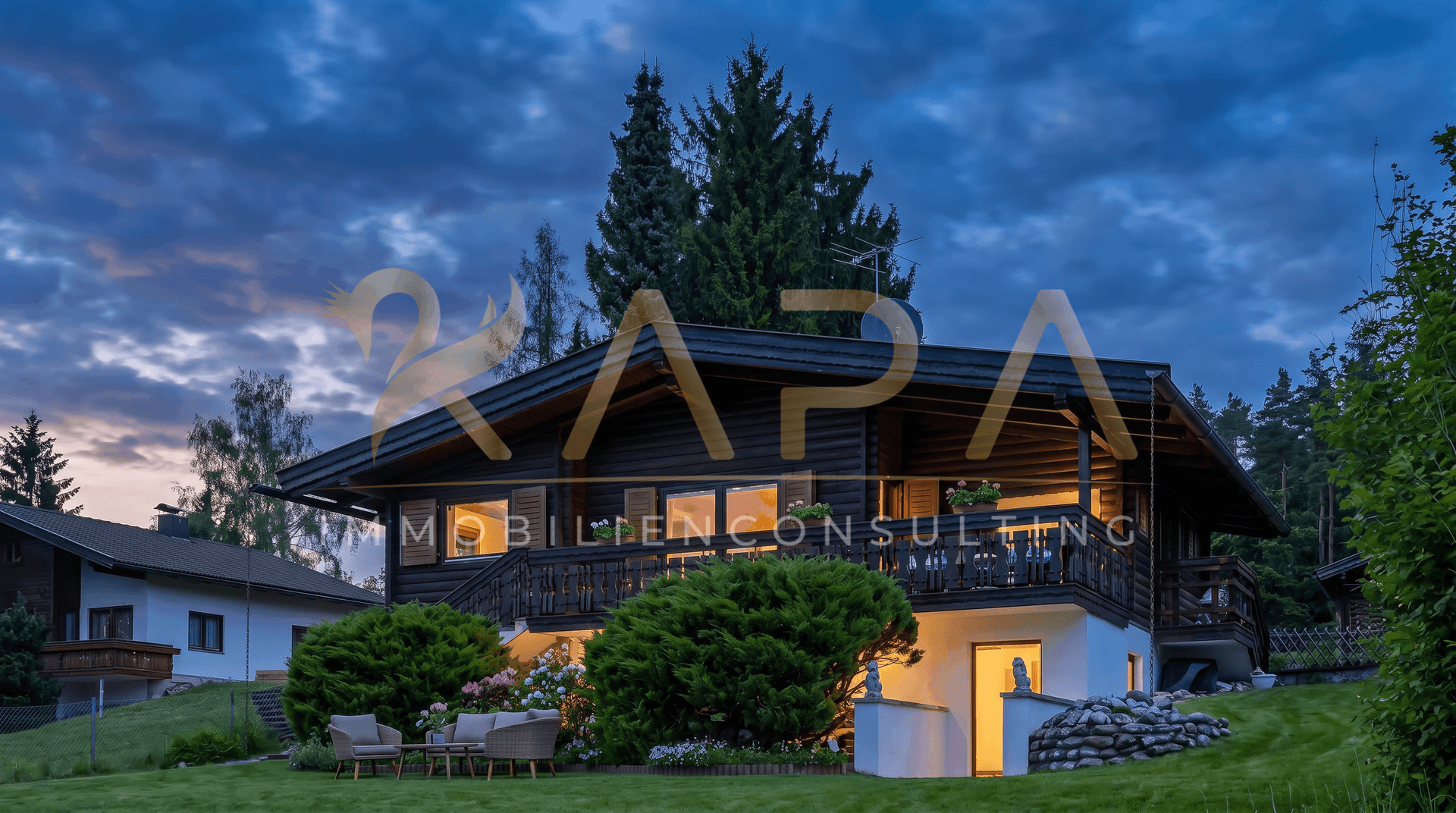 Haupt- &amp; Freizeitwohnsitz! Renoviertes Alpen-Chalet mit Mittagskogelblick – 8 Min. zum Wörthersee - Ansicht 2