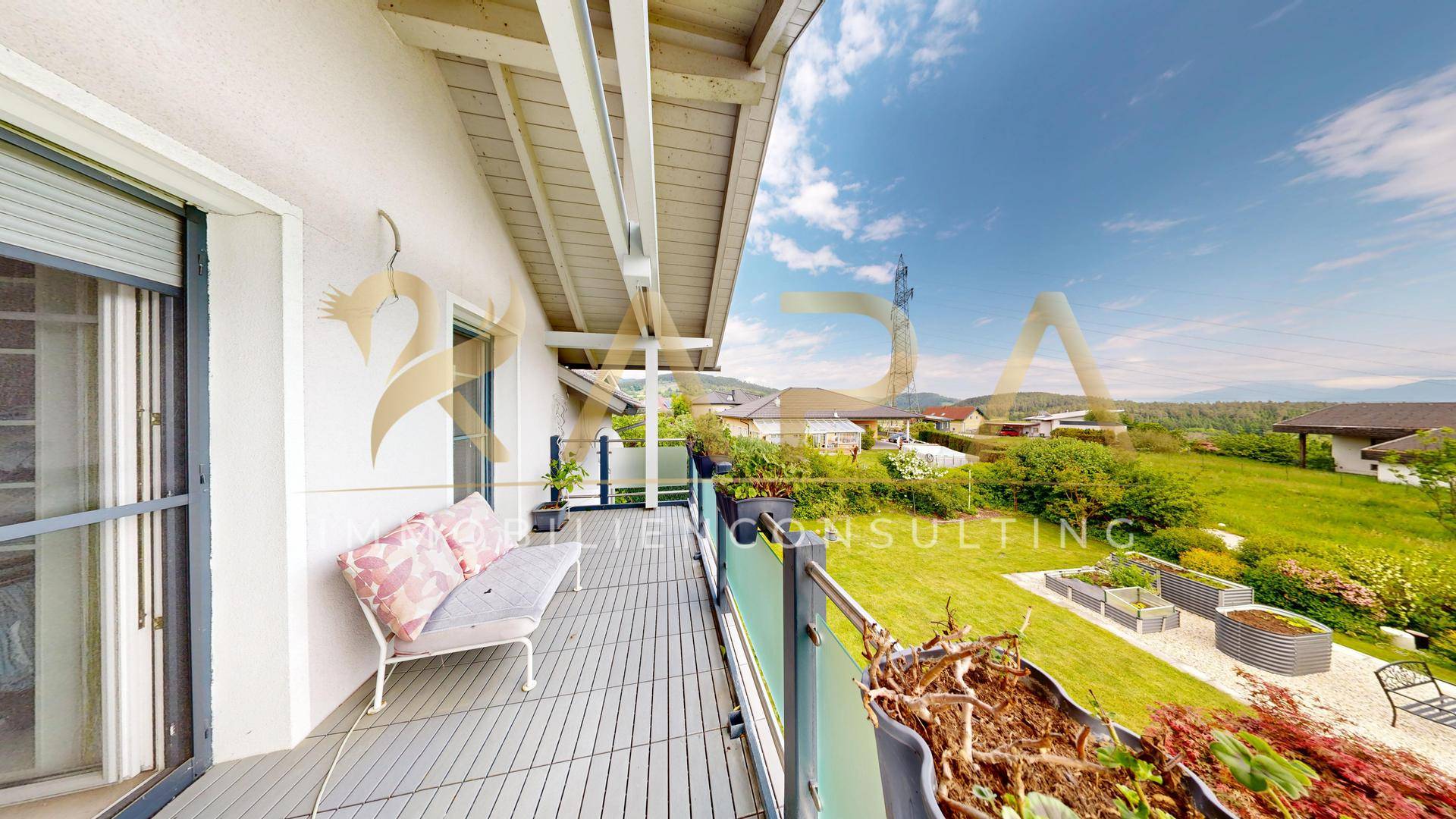 Balkon von Schlafzimmer 1 und 2