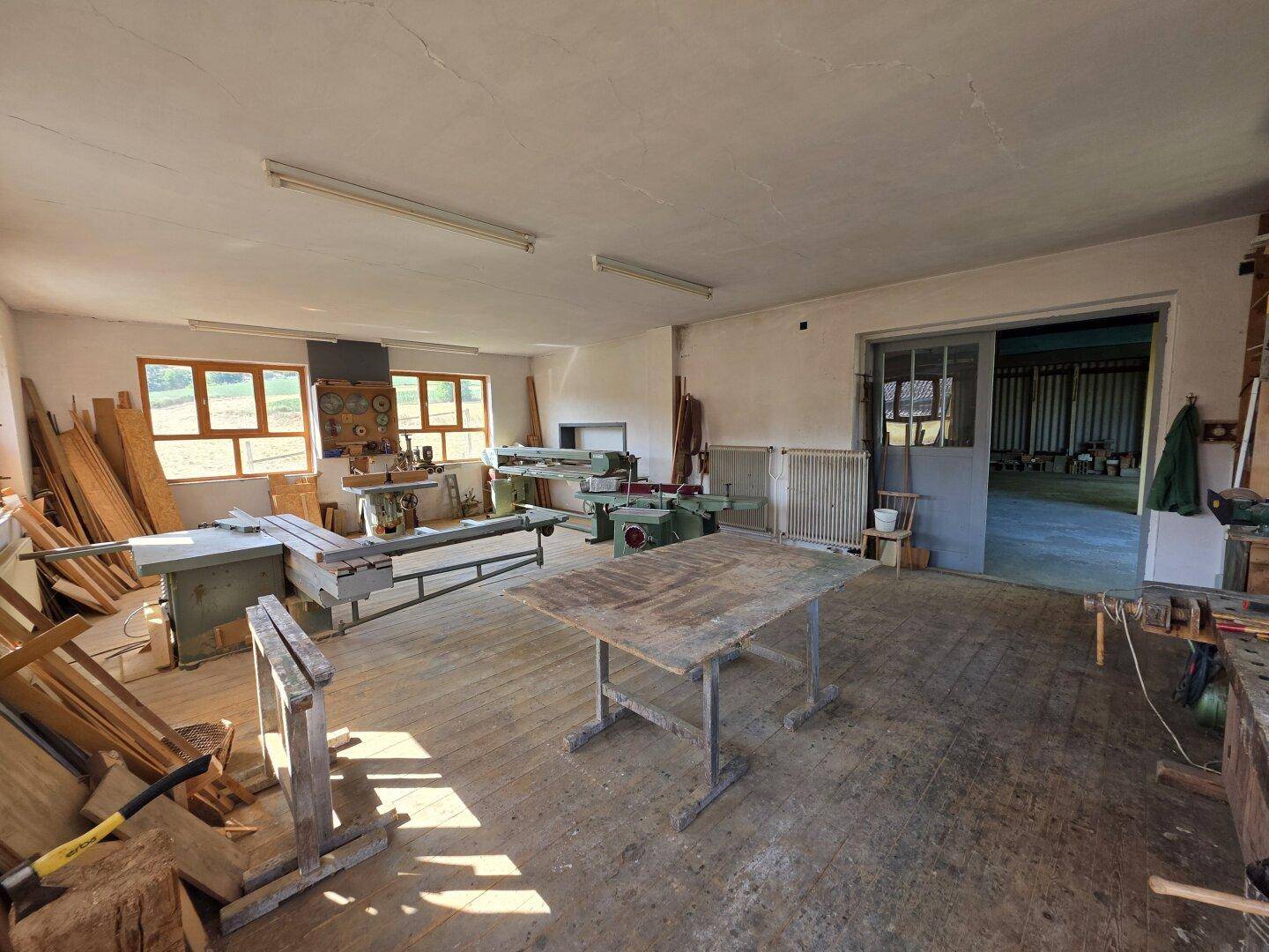 Werkstatt im Nebengebäude