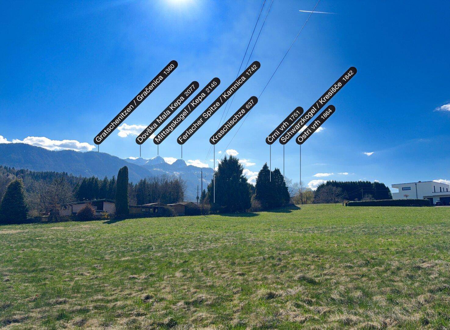 Sonniges Baugrundstück in idyllischer Lage mit Fernblick - Ansicht 4
