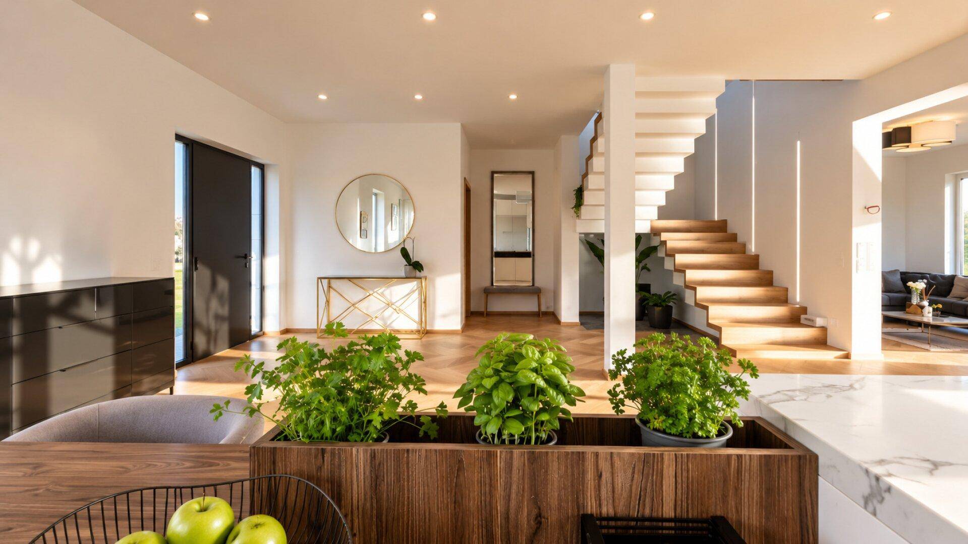 Kompagnon Immobilien GmbH eleganter Wohnbereich