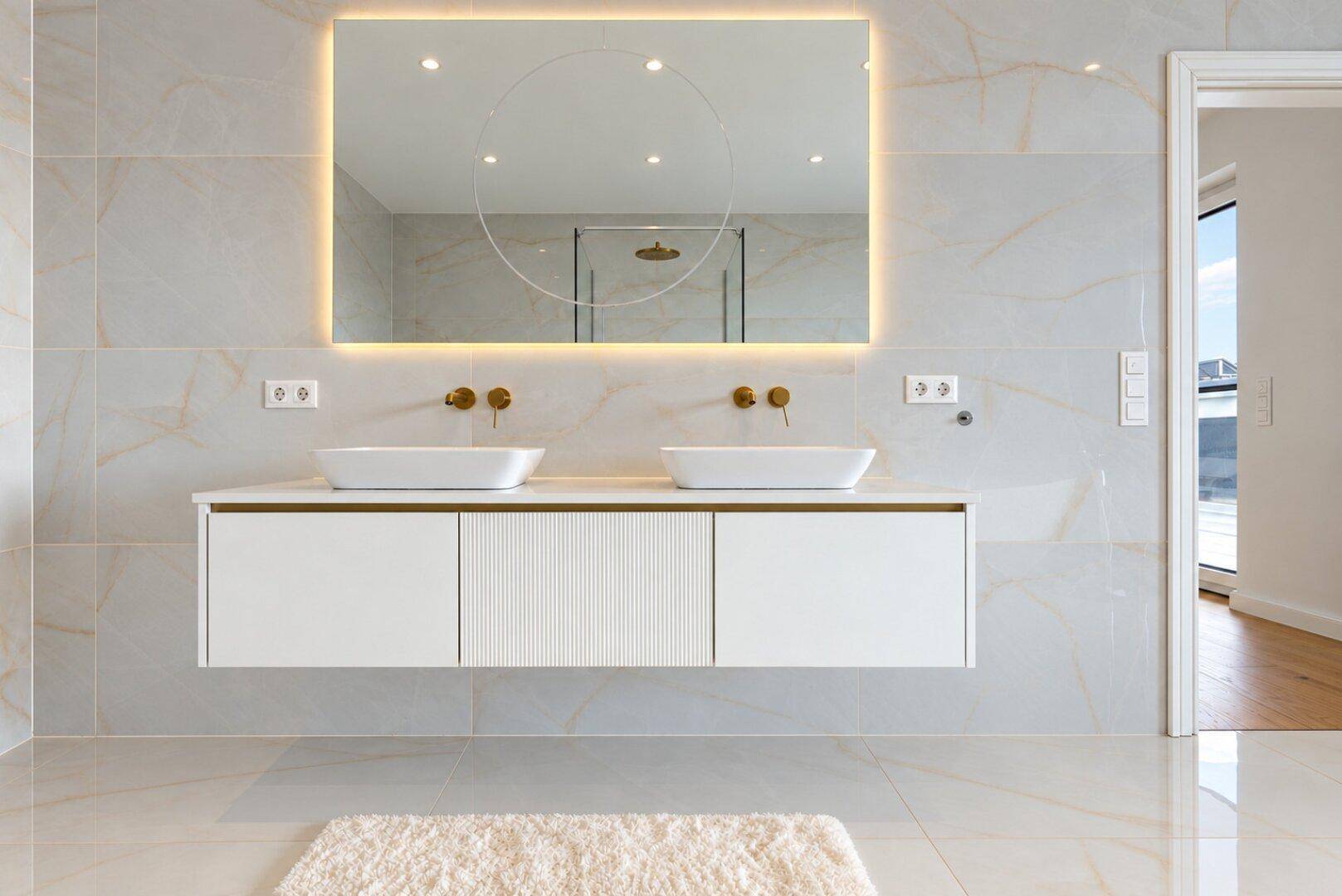 Kompagnon Immobilien GmbH lichtdurchflutetes Badezimmer