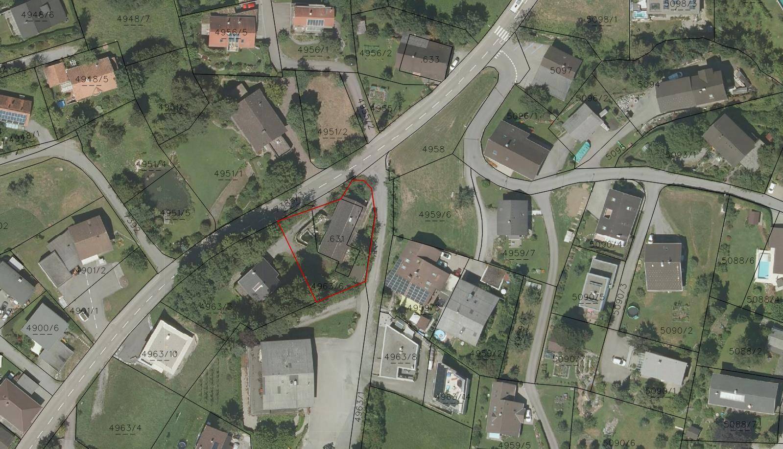 Idyllische Wohnlage mit viel Potenzial - Grundstück mit Altbestand in Hohenems-Reute - Ansicht 2