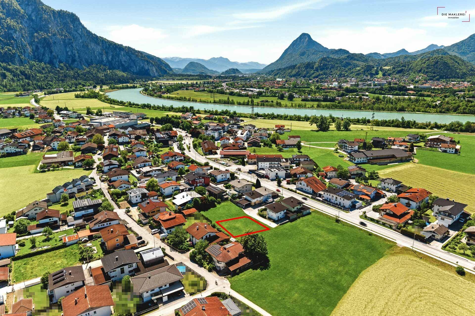 Die_Maklerei_Ebbs-Grundstück markiert