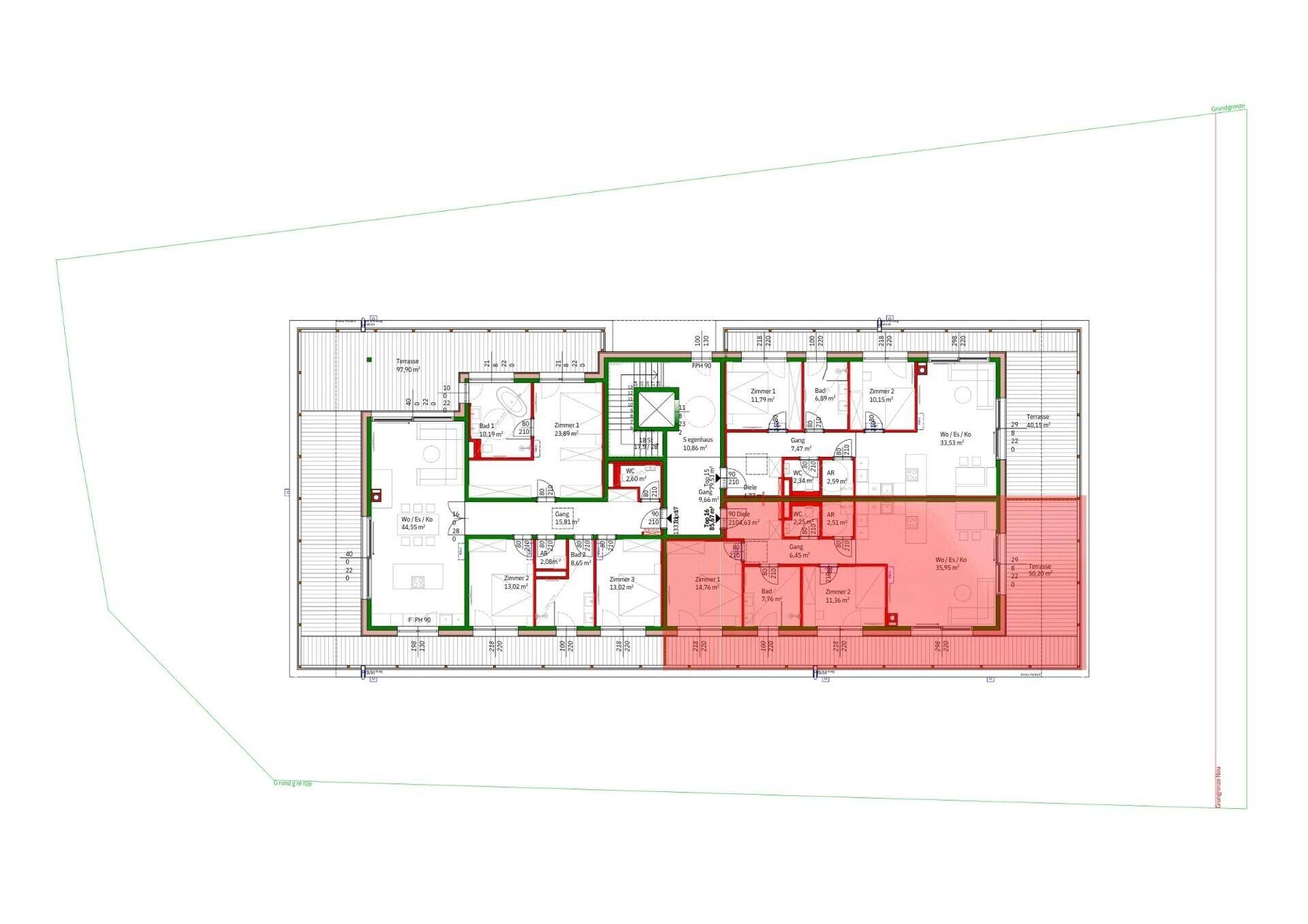 Eleganz trifft Alpenflair Hochwertige Neubauwohnung mit 50 m² Terrasse in St. Johann in Tirol - Ansicht 6
