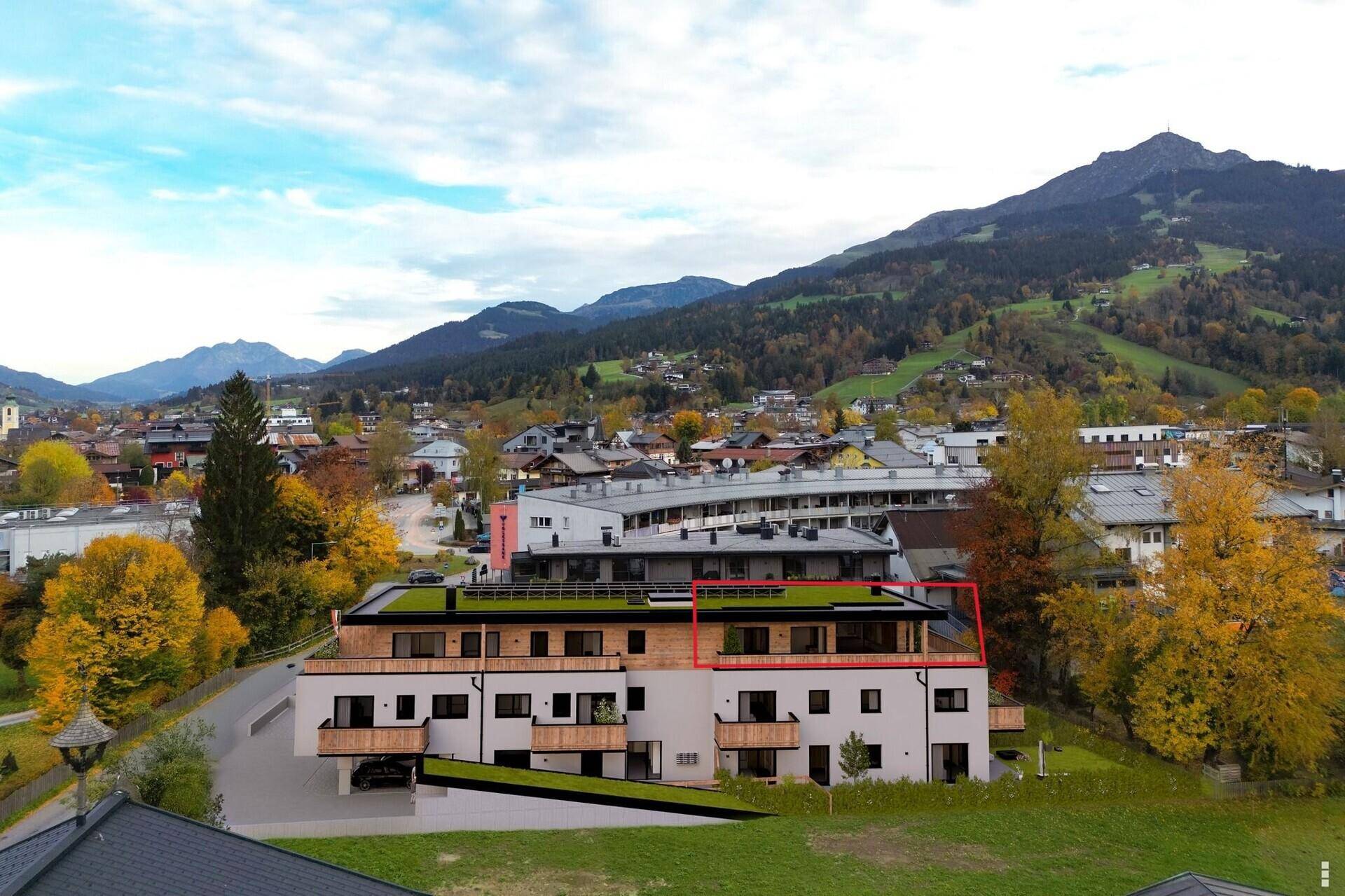 Architektur &amp; Eleganz vereint Premium Dachgeschosswohnung im Herzen von St. Johann in Tirol - Ansicht 5