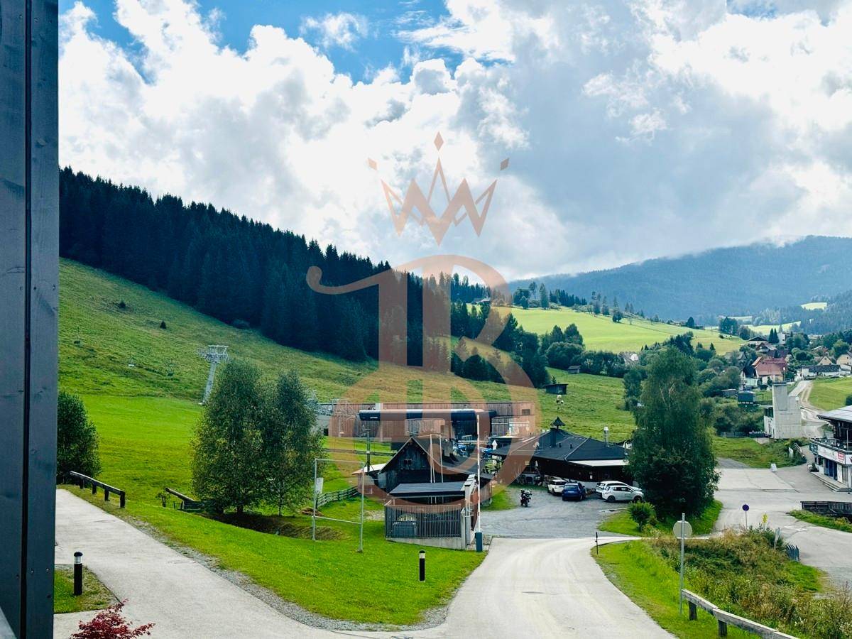 Ausblick auf die Piste