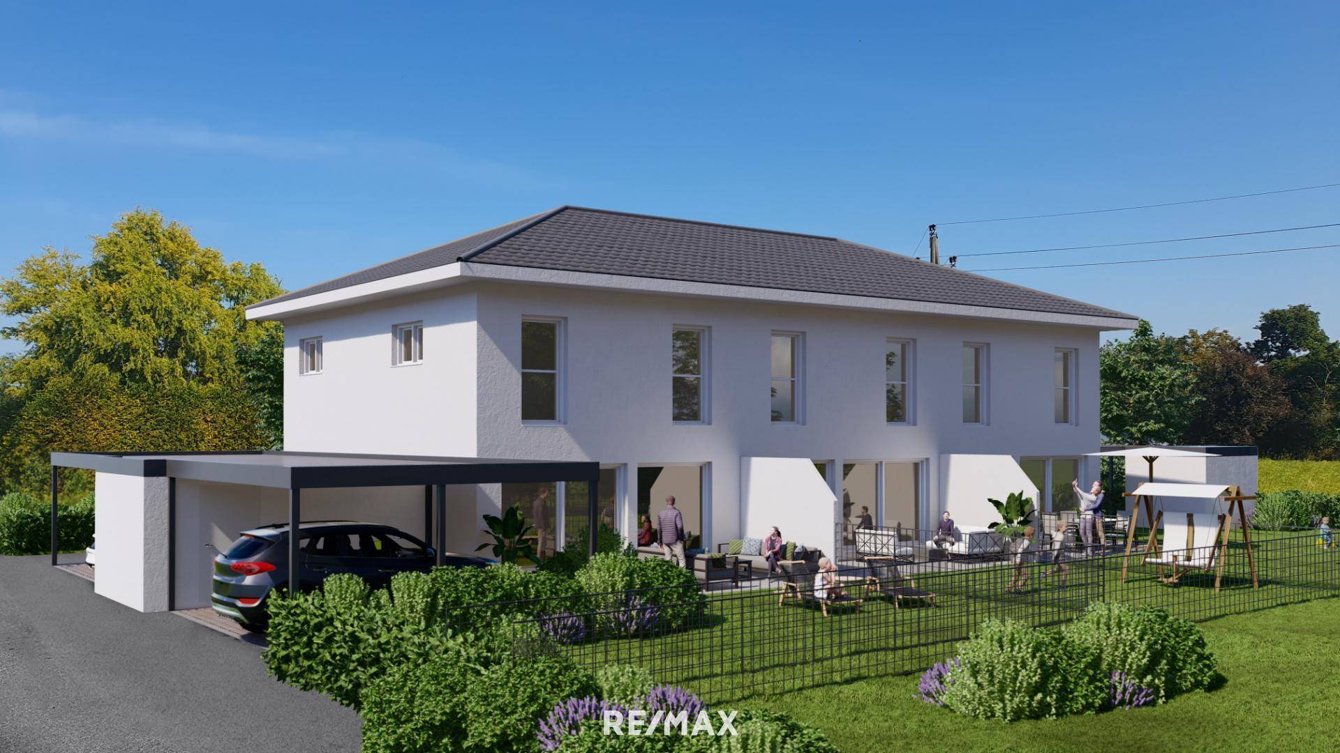 Rendering Gartenseite