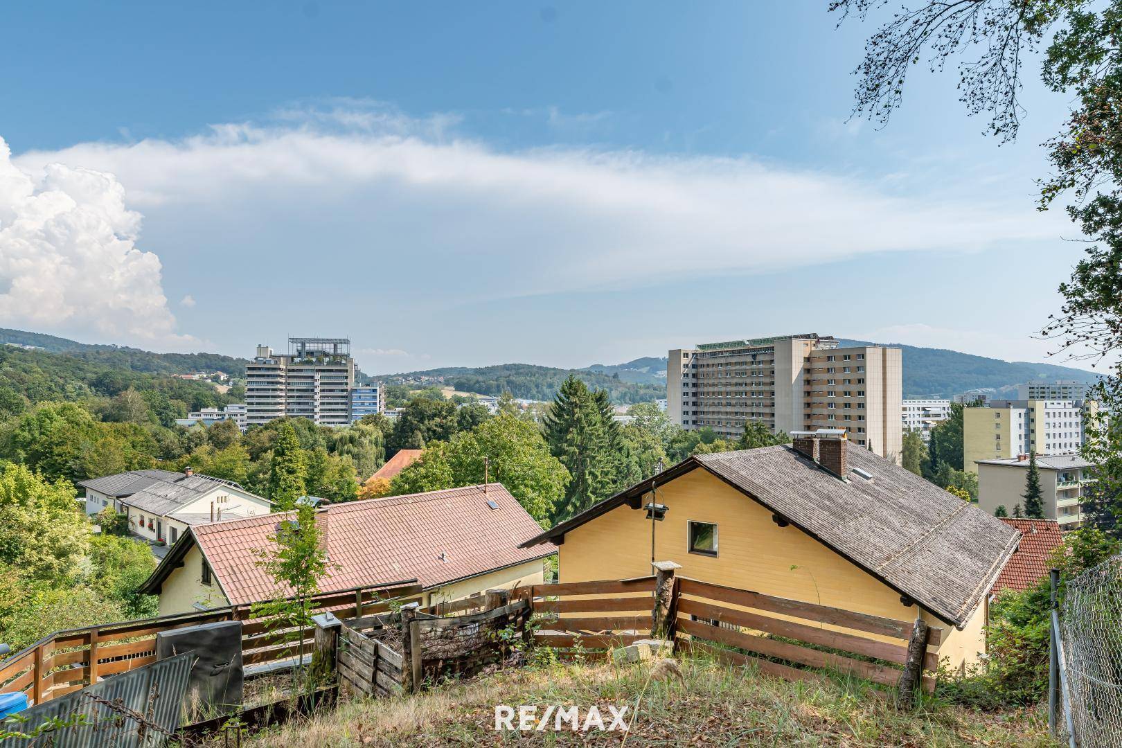 Aussicht Terrasse Gartenhütte