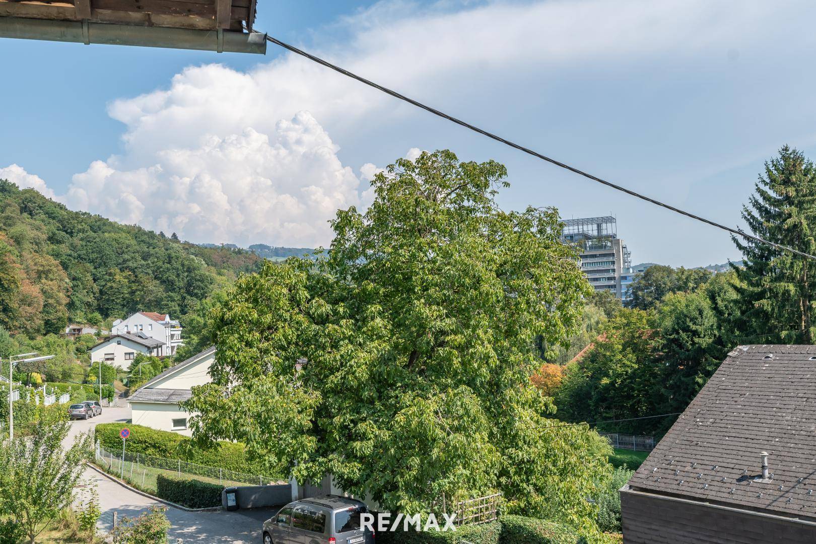 Aussicht Balkon nach Osten