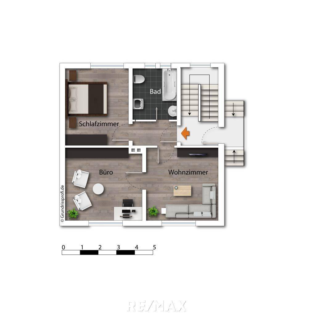Plan 431 EG möbliert