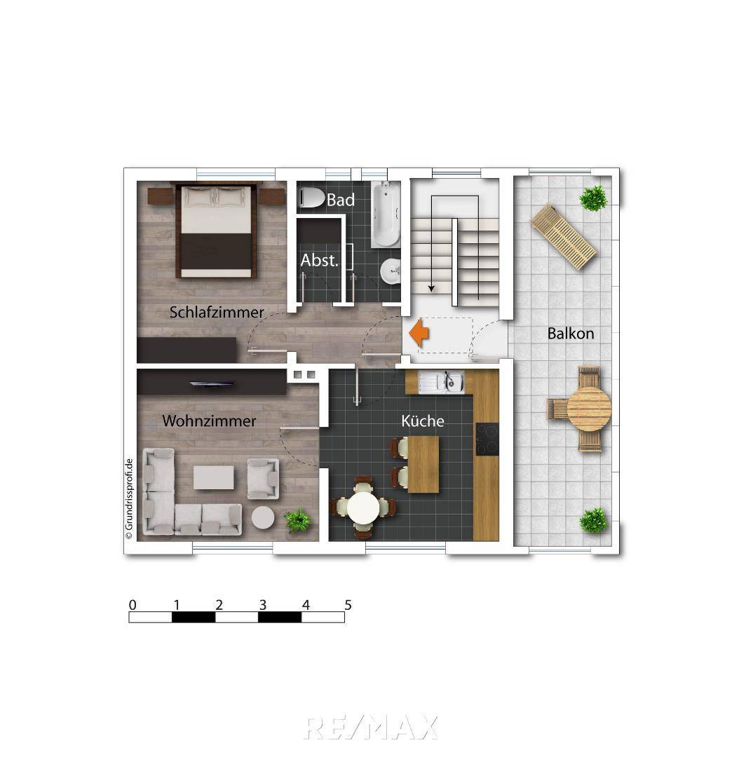 Plan 431 OG möbliert